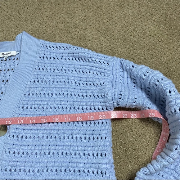 Madewell Tanfield Open-Stitch Cardigan Sweater - Picture 12 of 12